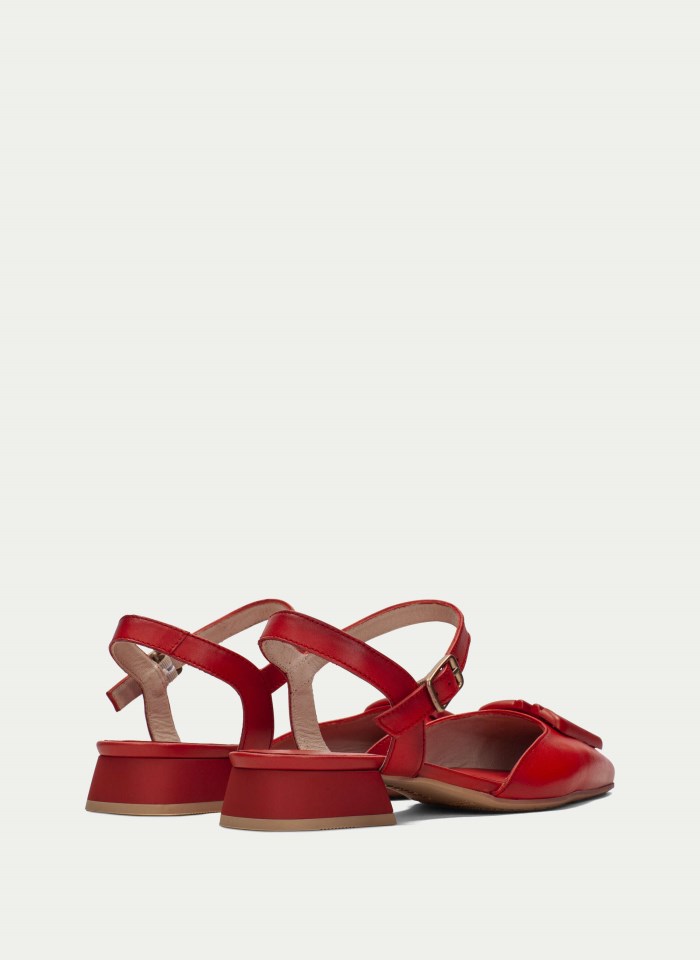 Hispanitas Zapato Plano Dali Rojo