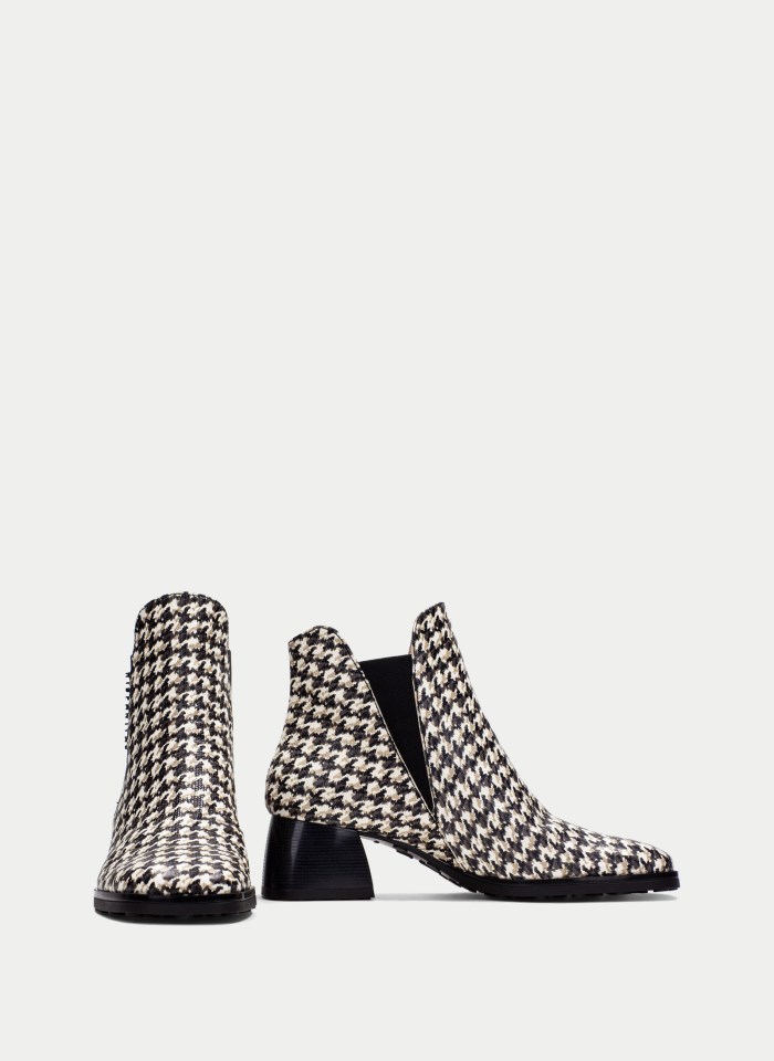 Hispanitas Botín Marsella Blanco Negro