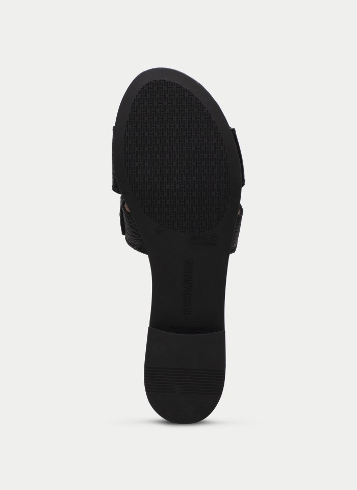 Hispanitas Sandalia Plana Lena Negro