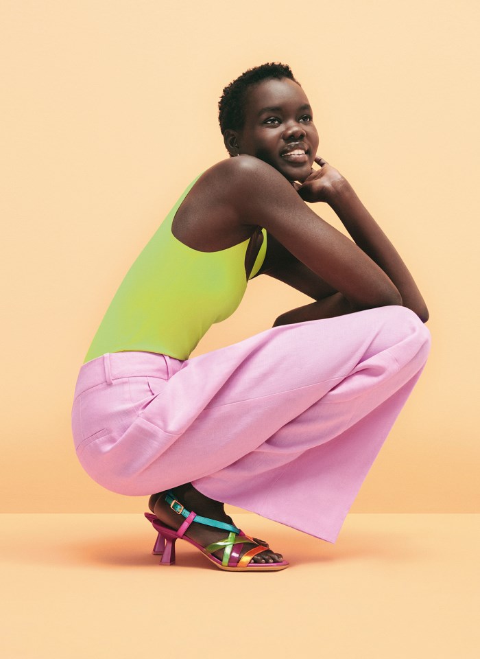 Hispanitas Sandalia Tacón Danielle Multi Metal