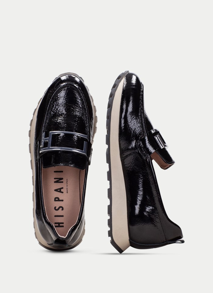 Hispanitas Mocasín Sport Loira Negro
