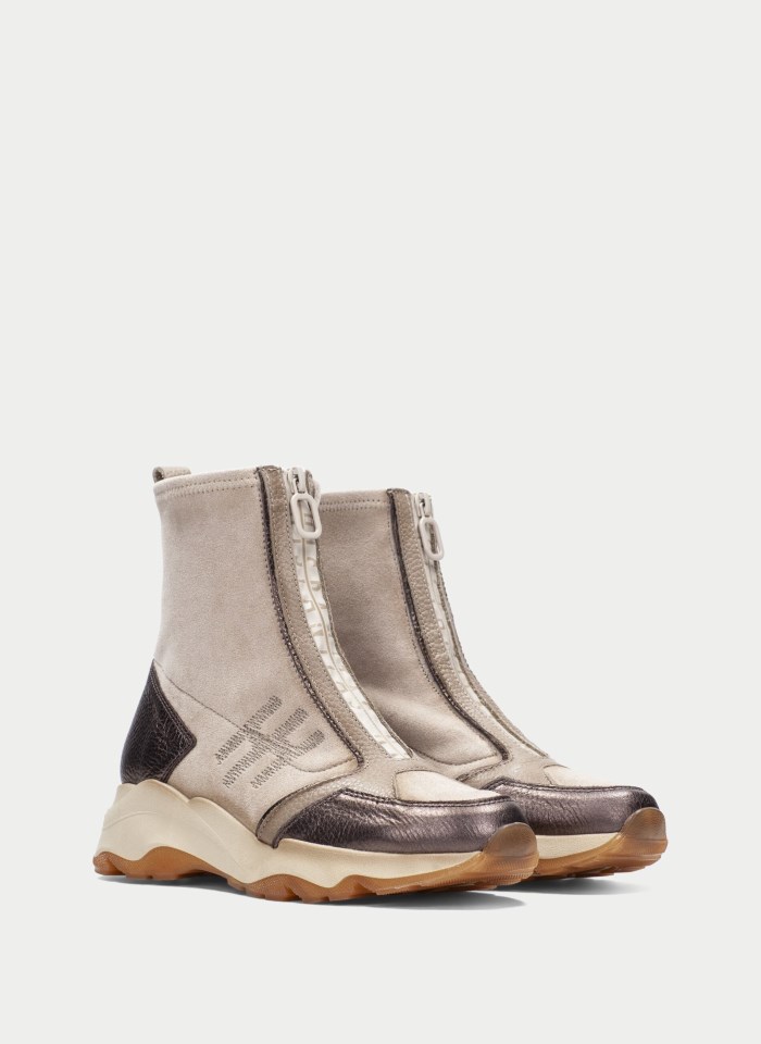 Hispanitas Botin Sport Nepal Crema Taupe