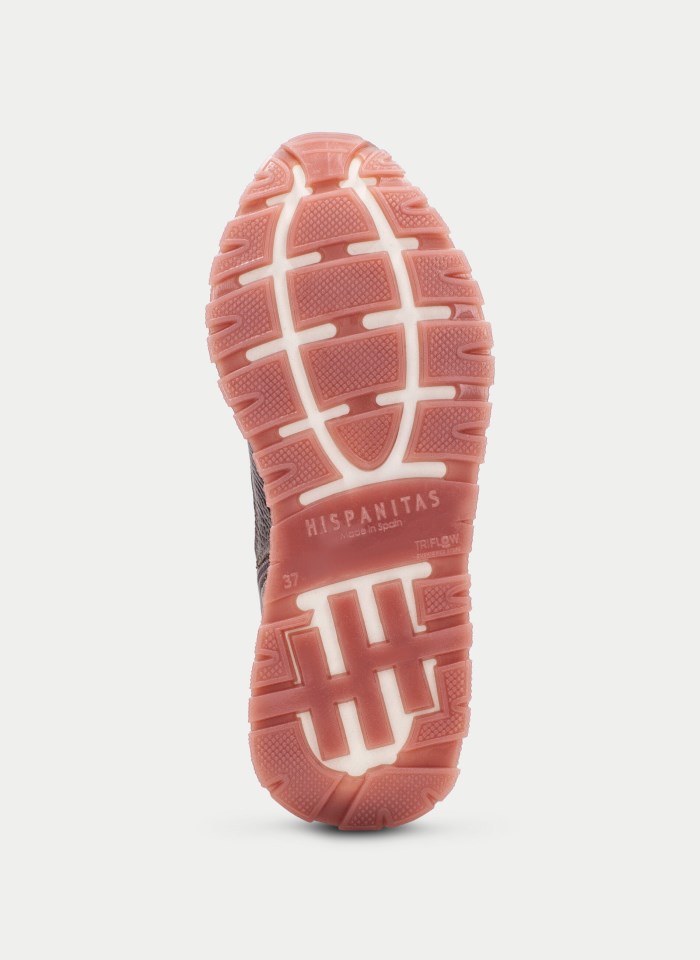 Hispanitas Botin Sport Kansas Taupe Metalizado