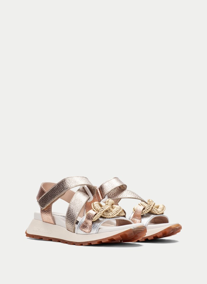 Hispanitas Sandalia Sport Maui Metalizados