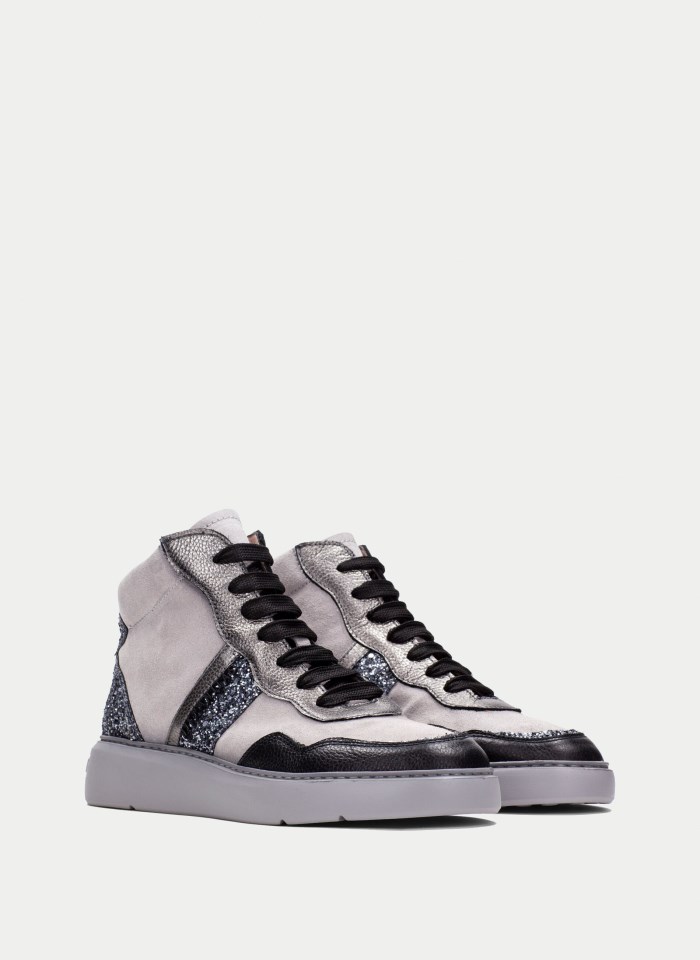 Hispanitas Deportivo Oceania Negro Gris Glitter