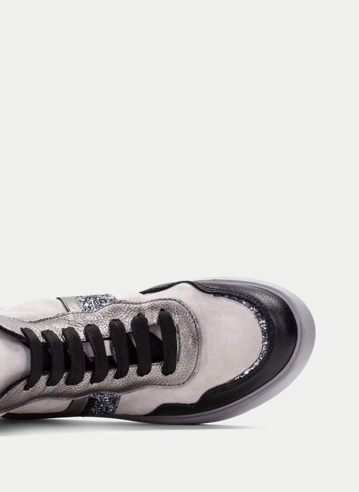 Hispanitas Deportivo Oceania Negro Gris Glitter