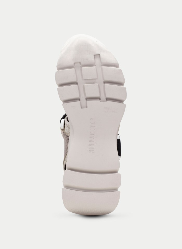 Hispanitas Sandalia Sport Dakar Latte Negro Cava