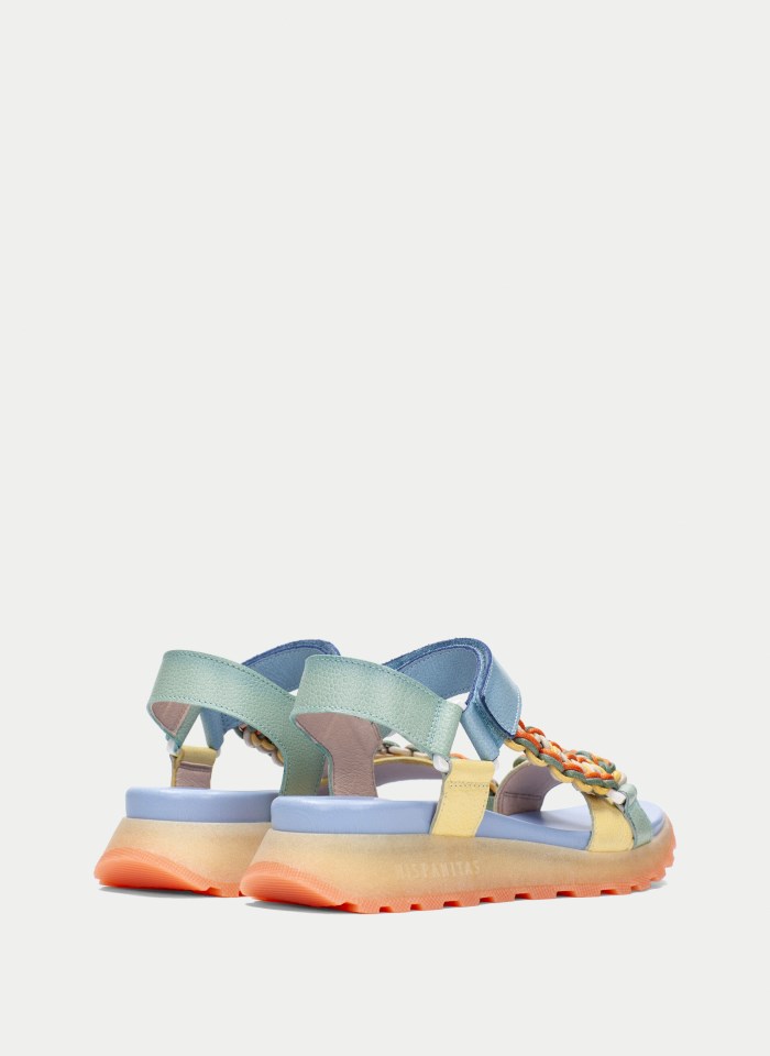 Hispanitas Sandalia Sport Maui Eucalipto Banana Celeste