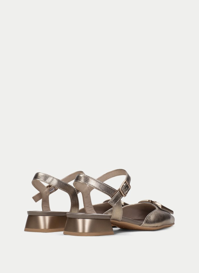 Hispanitas Zapato Plano Dali Oro
