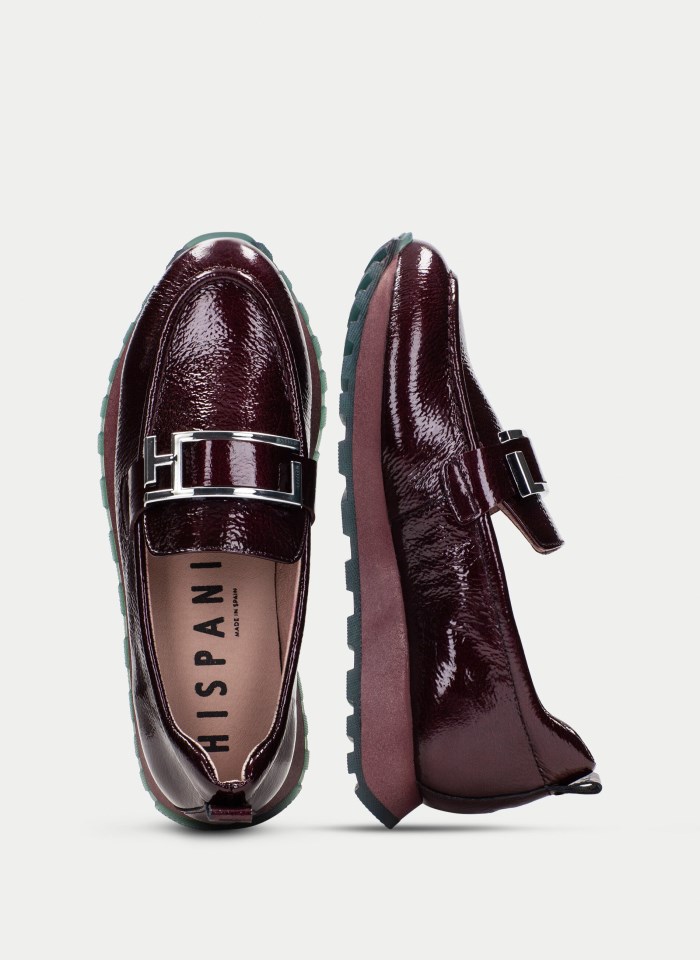 Hispanitas Mocasín Sport Loira Vino