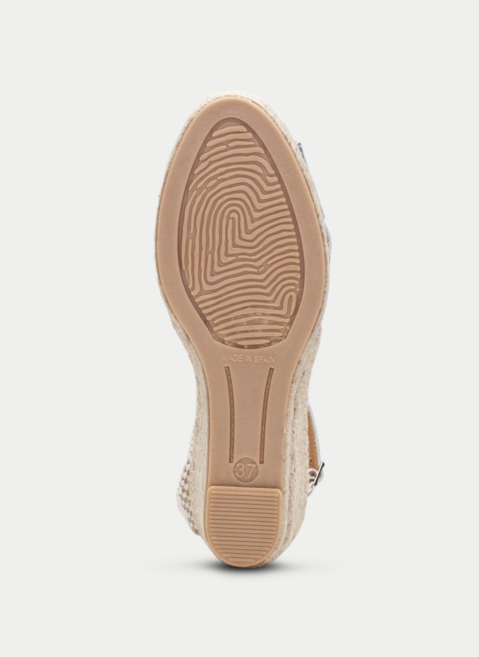 Hispanitas Espadrilles Yute Plata