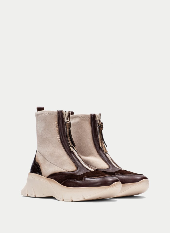 Hispanitas Botin Sport Helsinki Marron Milk