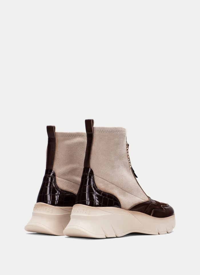 Hispanitas Botin Sport Helsinki Marron Milk