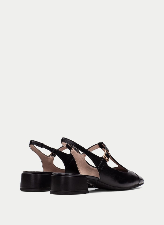 Hispanitas T Strap Oporto Negro