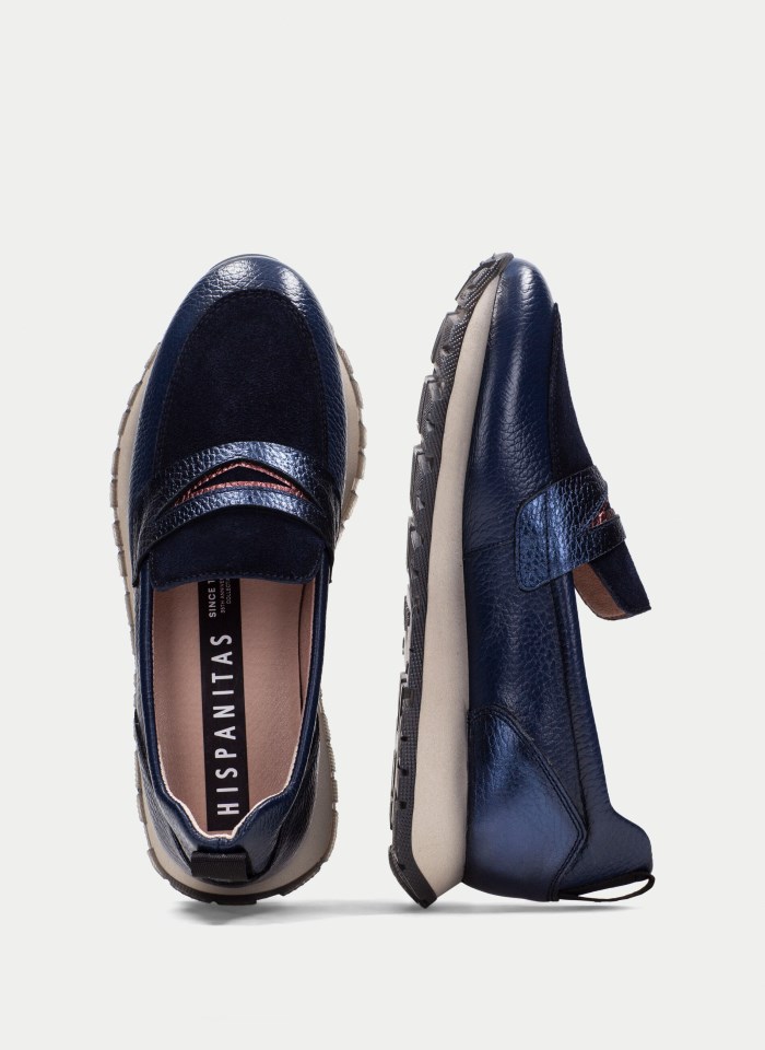 Hispanitas Mocasín Sport Kansas Azul