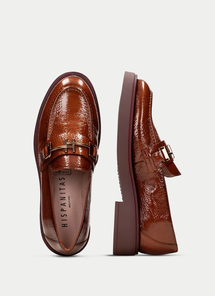 Hispanitas Mocasín Brooklyn Cuero