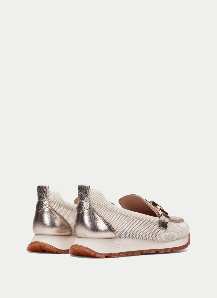Hispanitas Mocasín Sport Kansas Latte Cava