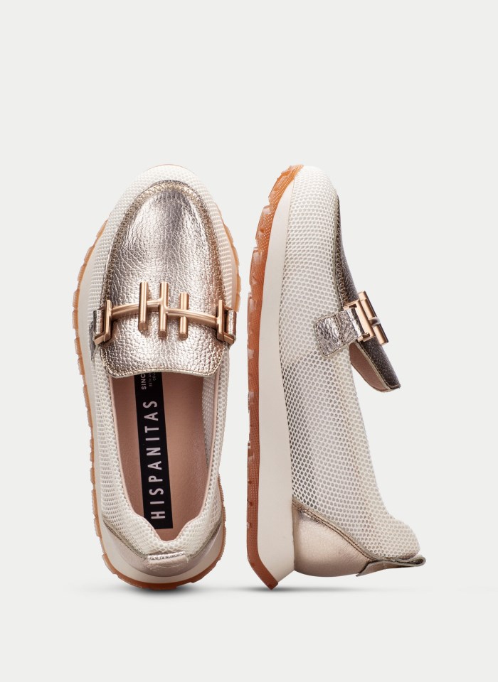 Hispanitas Mocasín Sport Kansas Latte Cava