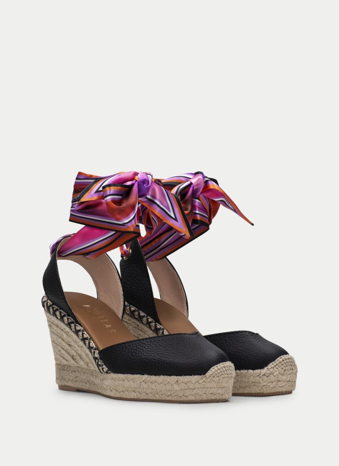 Hispanitas Espadrilles Sofia Negro