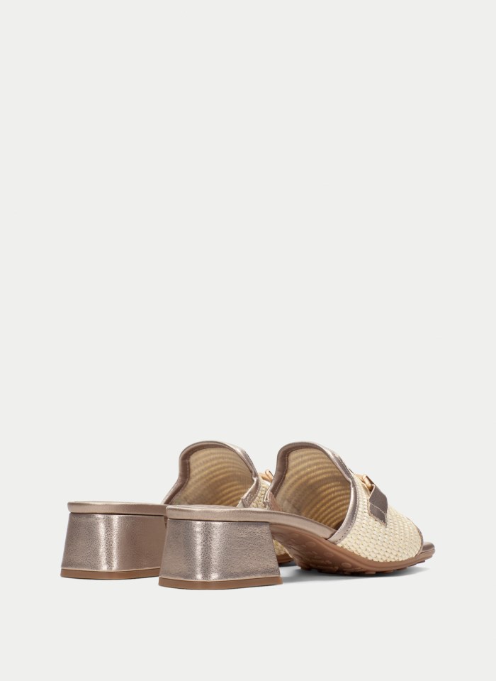 Hispanitas Sandalia Destalonada Dallas Latte Cava