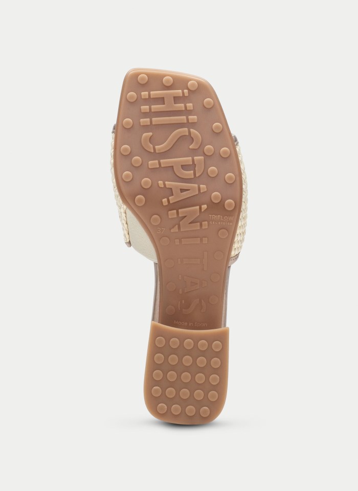 Hispanitas Sandalia Destalonada Dallas Latte Cava