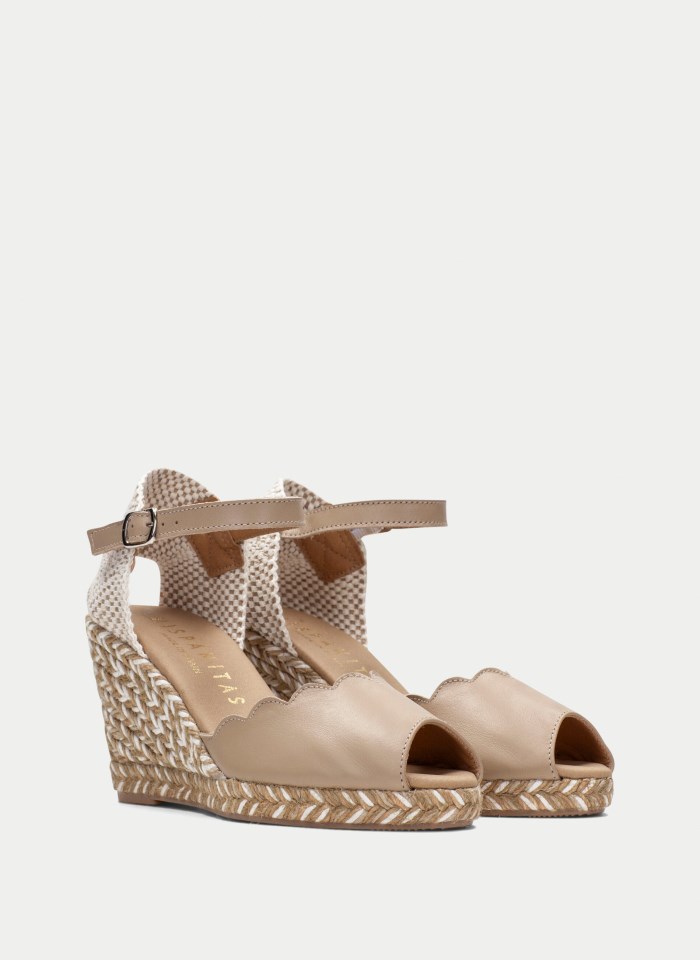 Hispanitas Espadrilles Yute Taupe