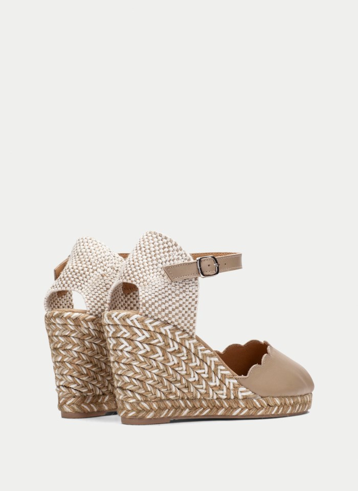 Hispanitas Espadrilles Yute Taupe