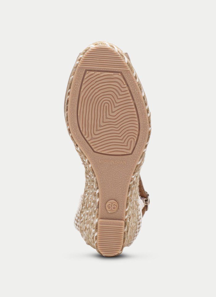 Hispanitas Espadrilles Yute Taupe