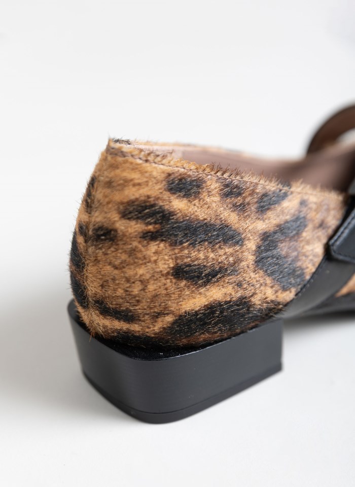 Hispanitas Bailarina Turin Leopardo Camel Negro