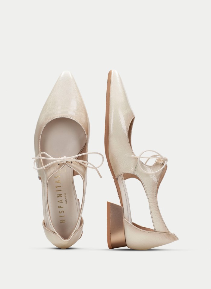 Hispanitas Zapato Plano Dali Crema