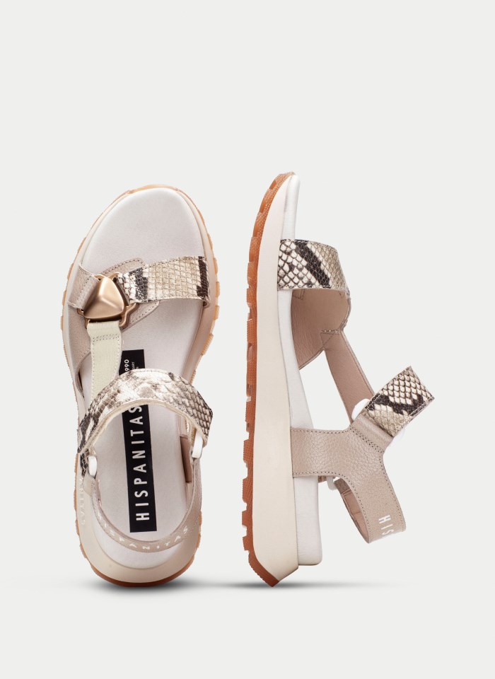 Hispanitas Sandalia Sport Maui Taupe