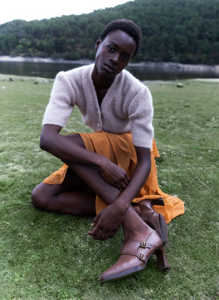 Hispanitas Zapato Tacón Atlanta Avellana