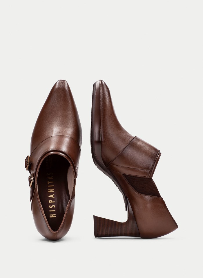 Hispanitas Zapato Tacón Atlanta Avellana