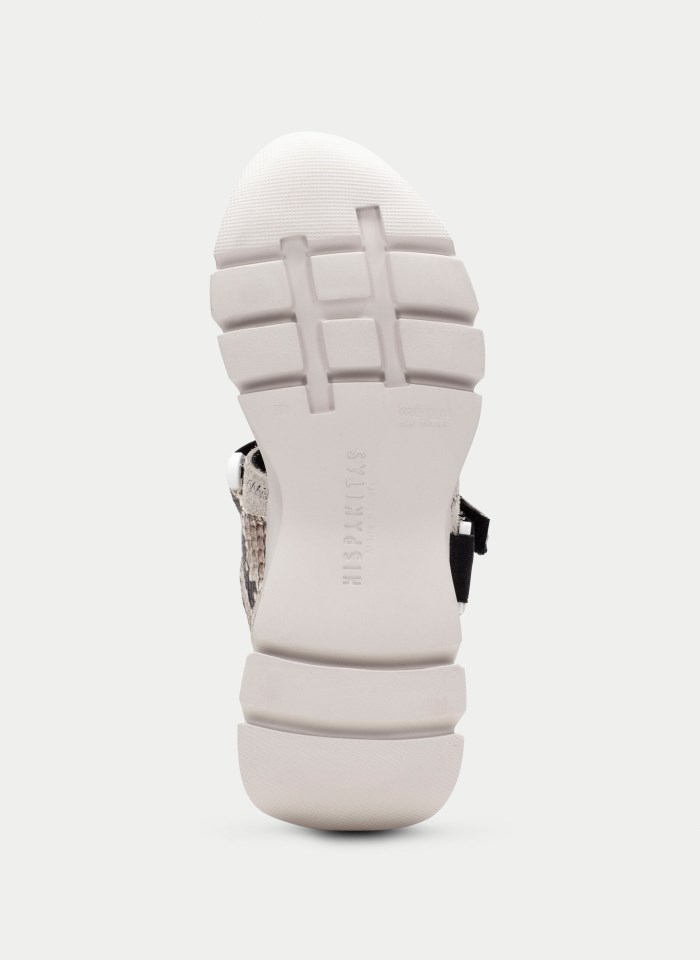 Hispanitas Sandalia Sport Dakar Python Negro