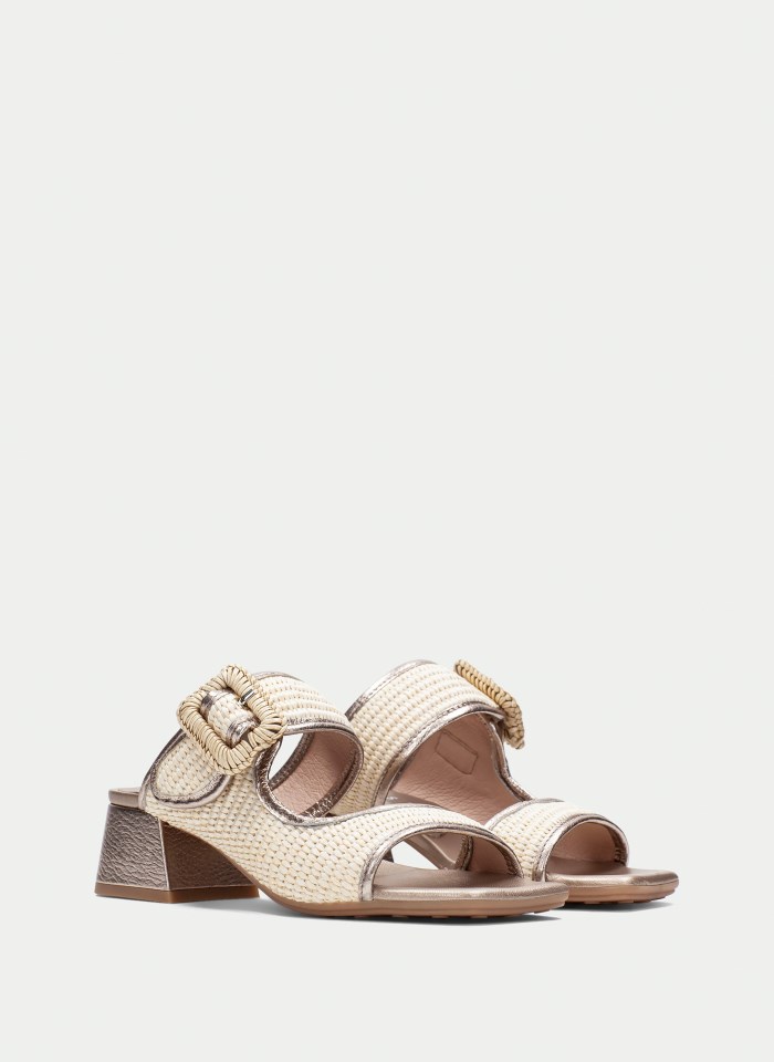 Hispanitas Sandalia Destalonada Dallas Latte Cava