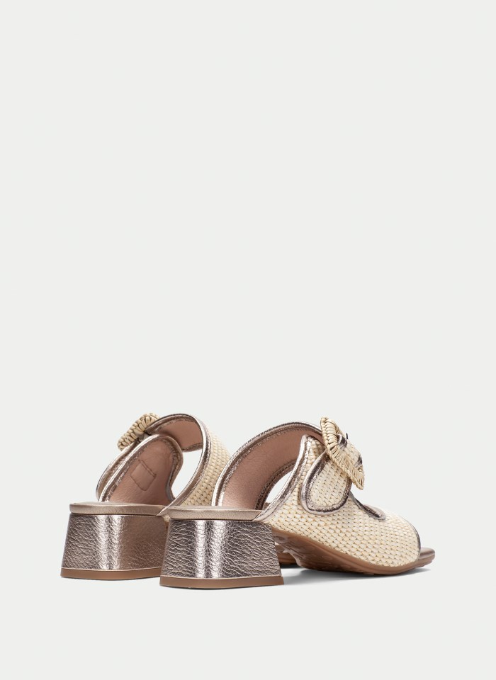 Hispanitas Sandalia Destalonada Dallas Latte Cava