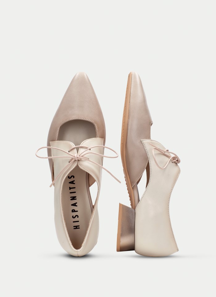 Hispanitas Zapato Plano Dali Taupe Latte