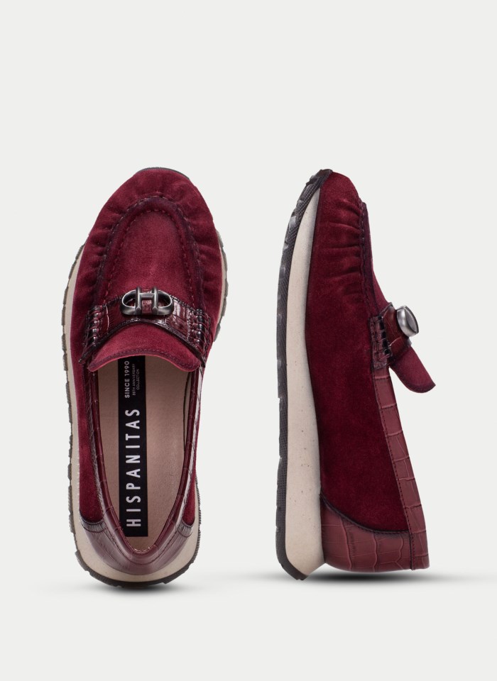 Hispanitas Mocasín Sport Kansas Vino