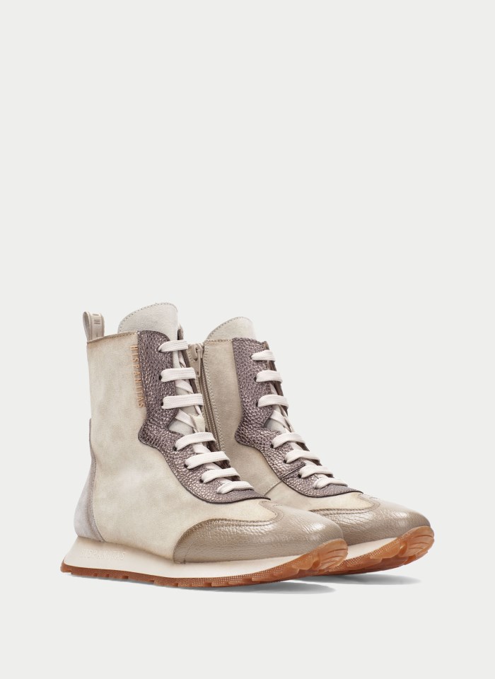 Hispanitas Botin Sport Kansas Crema Taupe