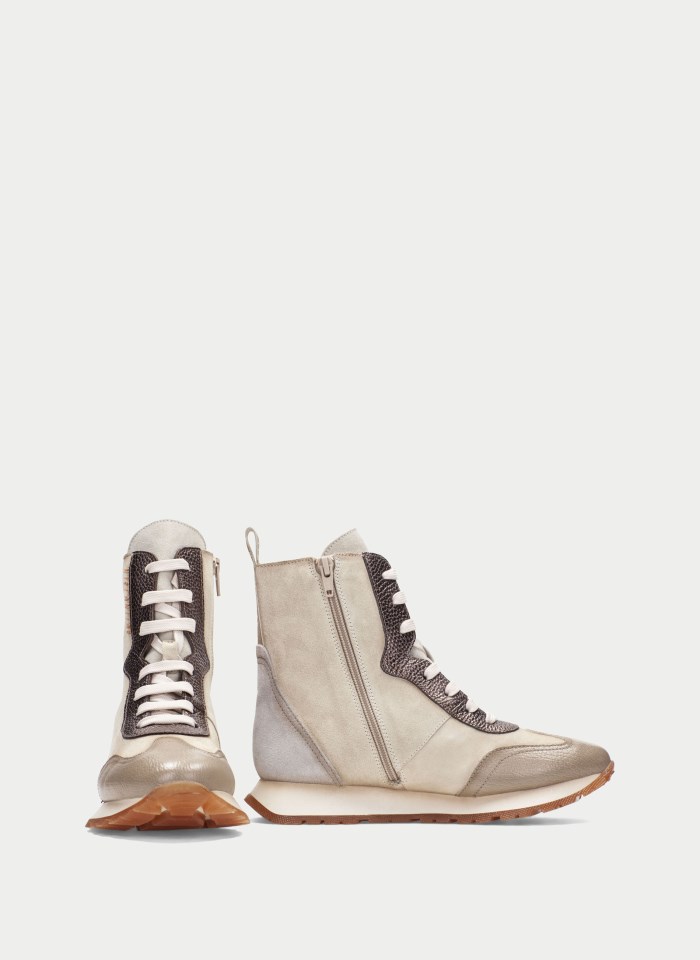 Hispanitas Botin Sport Kansas Crema Taupe