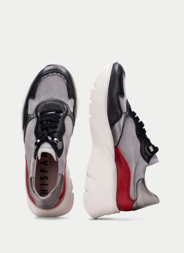 Hispanitas Deportivo Helsinki Negro Gris Rojo