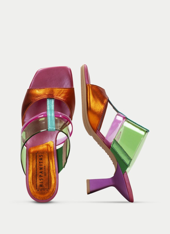 Hispanitas Sandalia Destalonada Danielle Multi Metal