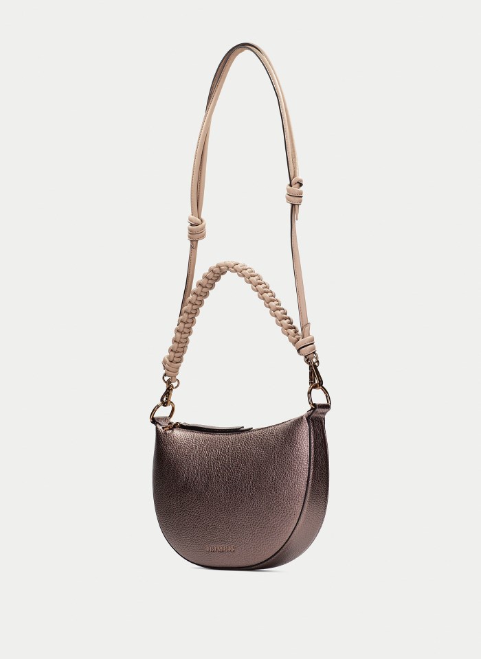 Hispanitas Hobo Taupe Metalizado