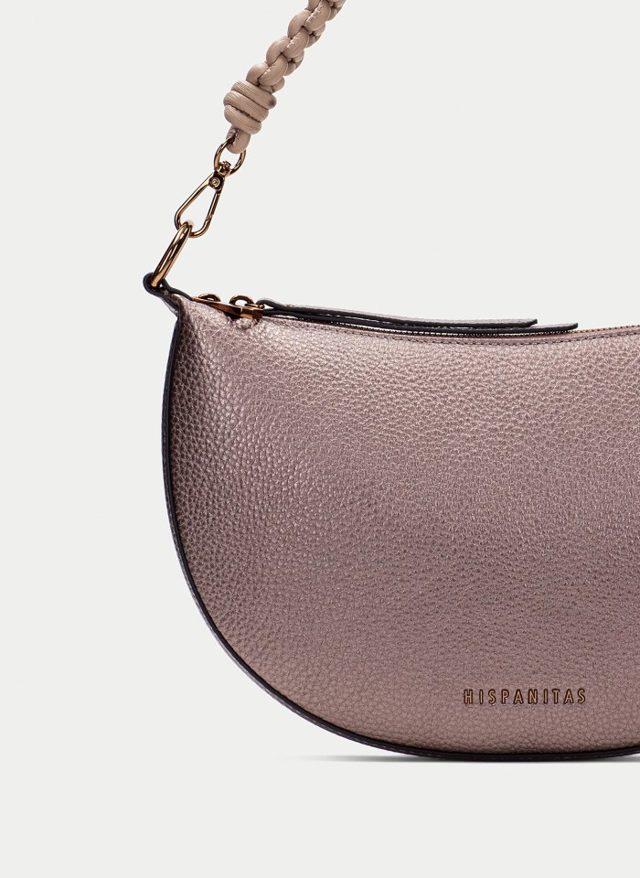 Hispanitas Hobo Taupe Metalizado