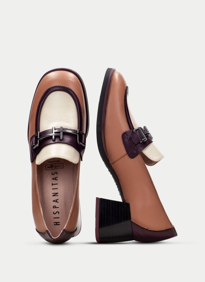 Hispanitas Mocasín Milan Vino Milk Almond