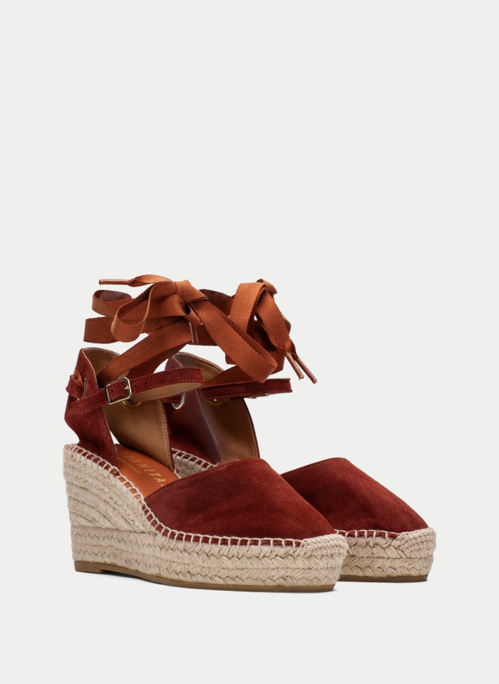 Hispanitas Espadrilles Yute Cuero