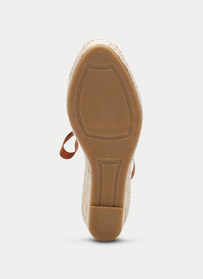 Hispanitas Espadrilles Yute Cuero