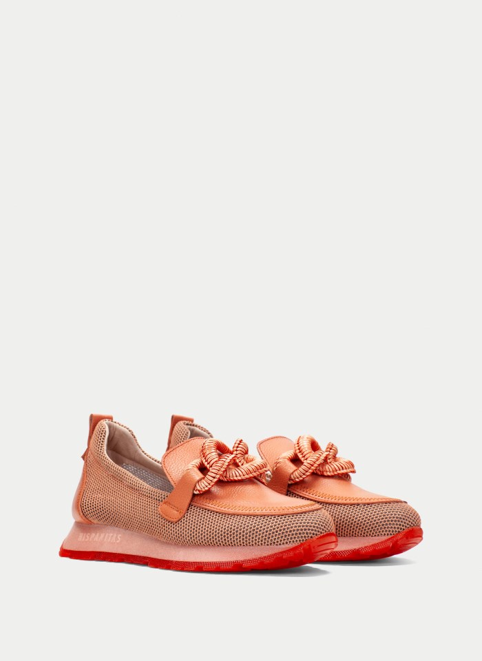 Hispanitas Mocasín Sport Kansas Coral