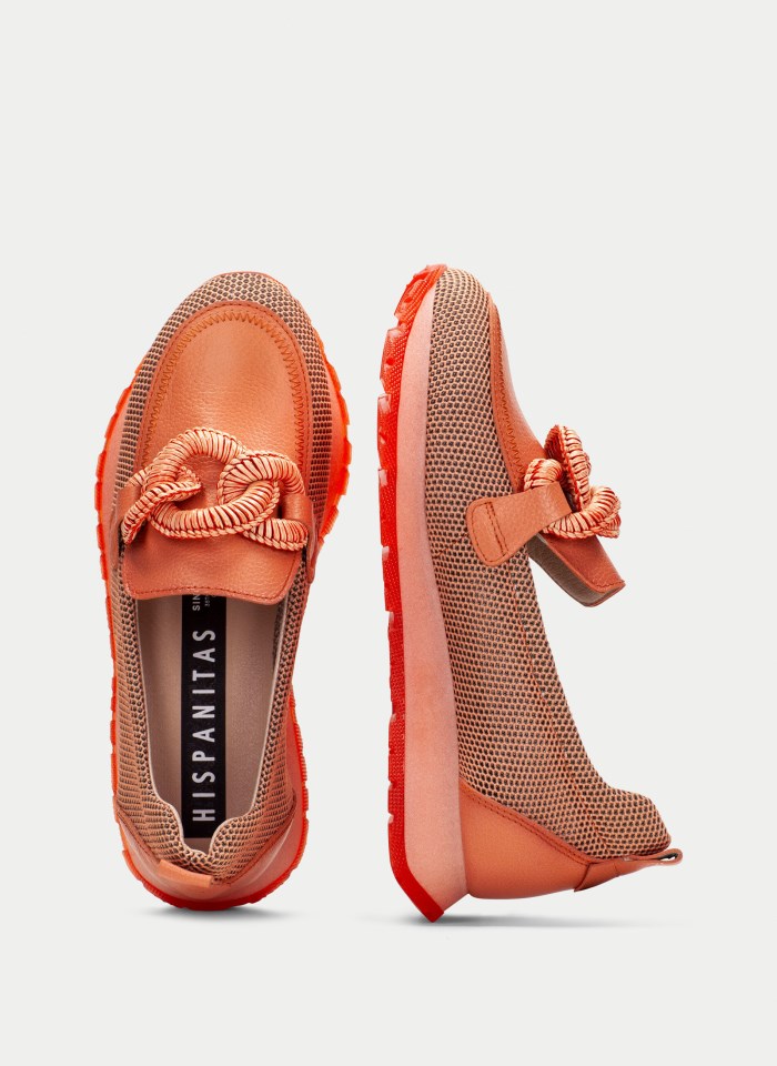 Hispanitas Mocasín Sport Kansas Coral