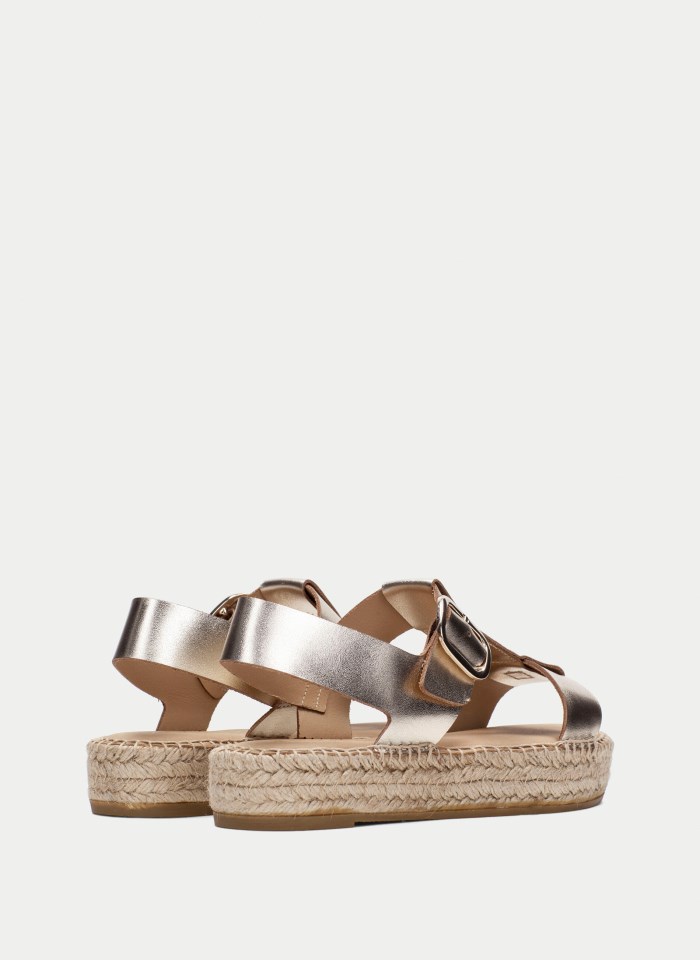 Hispanitas Espadrilles Yute Oro